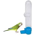 Juliyeh Bird Food Water Dispenser Bird Water Bottle Parrot Automatic Water Feeder Water Drinker Food Feeder Waterer Clip Feeder Cage Accessories for Parrot Budgie Lovebirds Cockatiel Parakeet Cockatoo