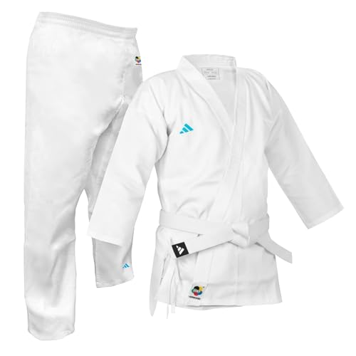 Adidas Unisex-Jugend Adistart Karateanzug 197 g Kampfsport Student Gi 180 cm weiß