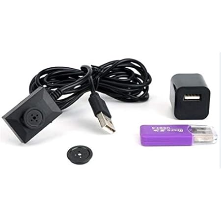 Amazon Co Jp ボタン型ビデオカメラusbケーブル2m一体レコーダー Usbコンセントセット 家電 カメラ