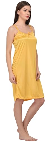 Image of You Forever Women Sexy Satin Striped Solid Above Knee Length Nighty, Loungewear, Nightwear, Sleepwear, Home Wear Short Nighty for Women Pack of 2