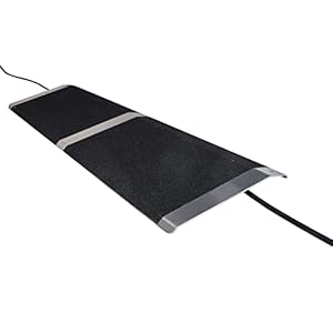 Anti-slip rolstoelhelling 81×20.4×2.3cm, gardhom 272KG laadcapaciteit aluminium drempelhelling voor het beschermen van…