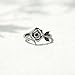 Todays Daily Deals Dainty Black Rose Flower Ring for Women, 925 Sterling Sliver Elegant Flower Rose Black CZ Leaf Ring, Love All Parts Of Myself Black Rose Ring,Birthday Gifts for Women,Jewelry Sale