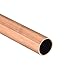 sourcing map Kupfer Rundrohr, 9 mm AD 0,5mm Wandstärke 300 mm langes gerades Rohrrohr