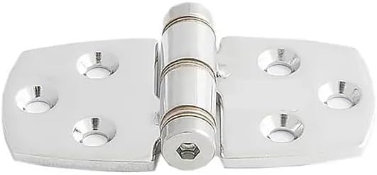 Heavy Duty Stainless Steel Top Mount Marine Friction Standard Hinge 3" L x 1.5" W