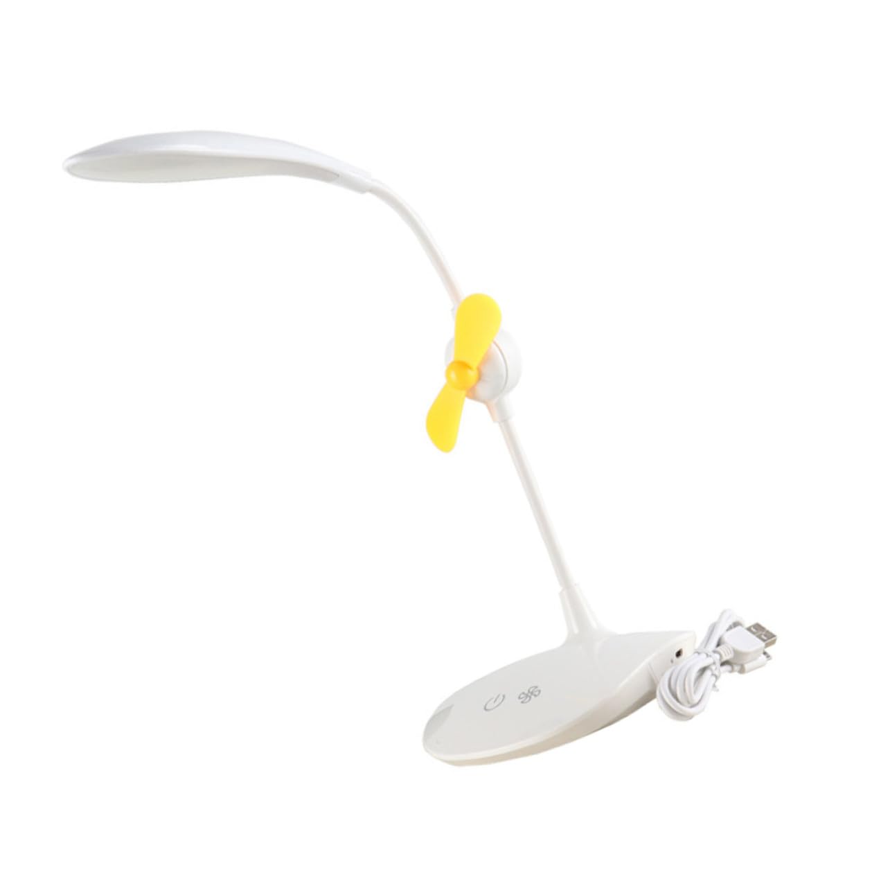 KALLORY Multifunctional LED Desk Lamp with Touch Dimmer and 