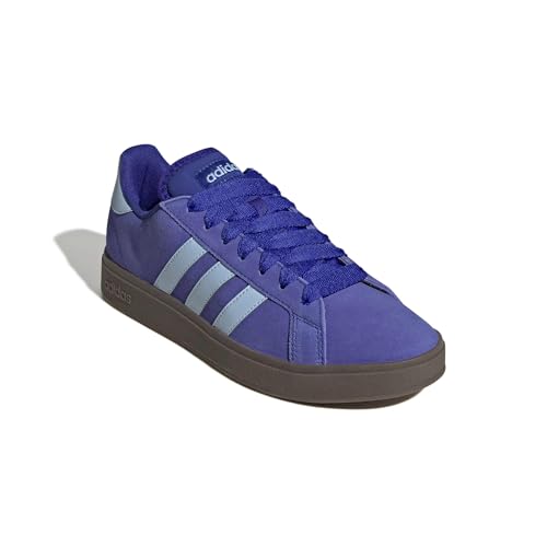 adidas Herren Grand Court Base 00S Shoes, Lucid Blue/Clear Sky/GUM5, 42 EU – Ansicht 3
