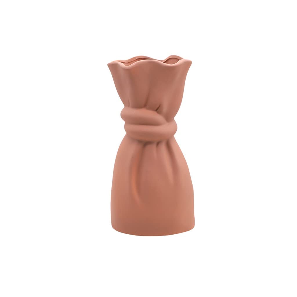 Vase en céramique rose artisanat de porche idée cadeau maison