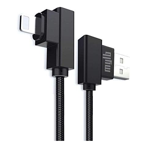 MYLB 0.2m 0.25m 0.5m 1m 2m 3m Angled 90 Degree USB Charging Cable Date Cable (10cm / 4 inch) Cover