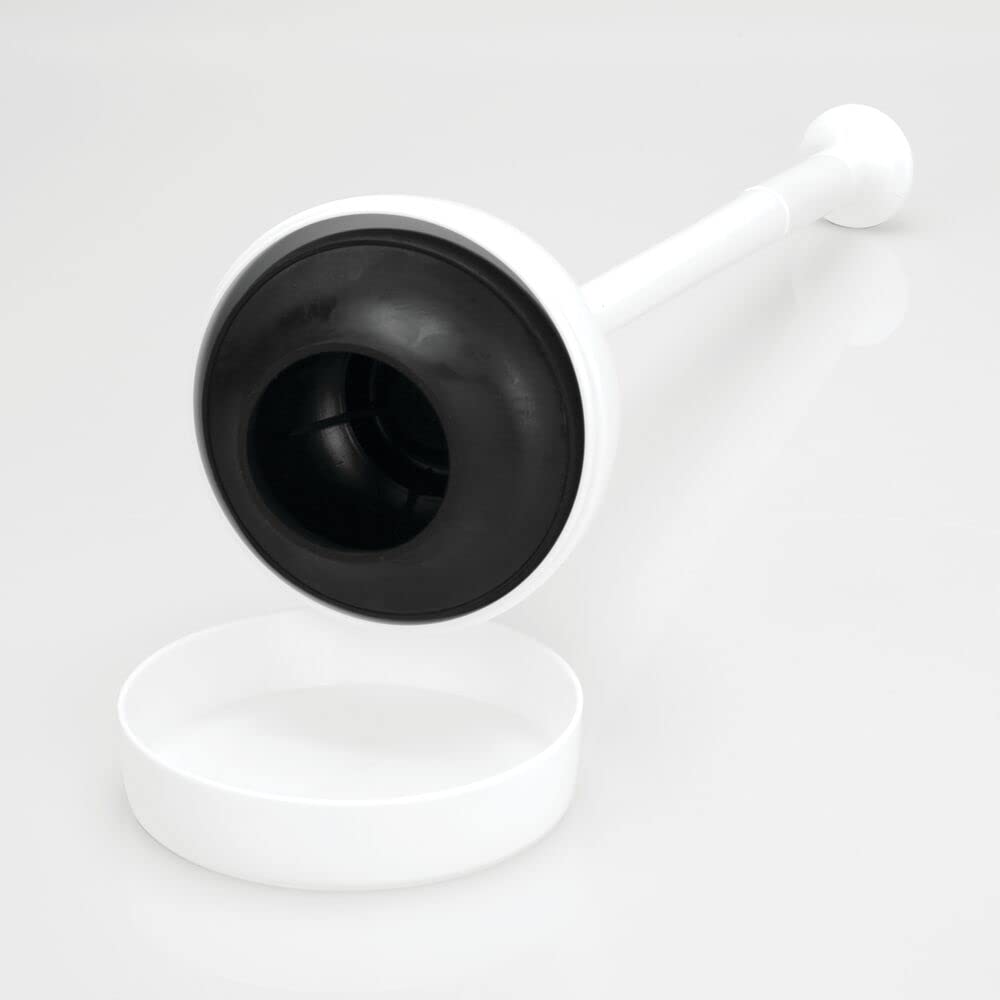 WC-Saugglocke Mit Halter, 4er-Set – Robuster Gummikolben, 37 Cm Griff, Mit Belüftungsabdeckung