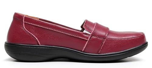 Image of VenusCelia Women's Band Walking Flat Loafer | Casual Shoes