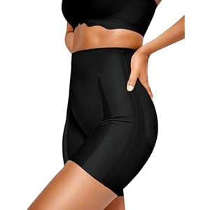 Vertvie Tummy Control Shapewear Shorts for Women Butt Lifting Body Shaper Shorts High Waisted Seamless Girdles Under Dress