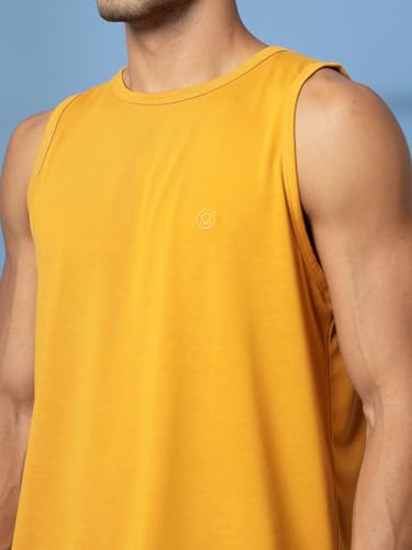 Image of CHKOKKO Tank Tops Sleeveless T-Shirt for Men Gym Wear Vest Solid Stylish Round Neck Running Sando for Sports Workout Fitness & Casual or Beach Wear