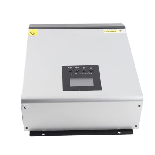 MasYosh Cargador del Inverter Solar PV 3KVA 2400W PWM Controlador de Inversor Solar de Alta Frecuencia para Hogar RV 230VAC 24VDC 50A