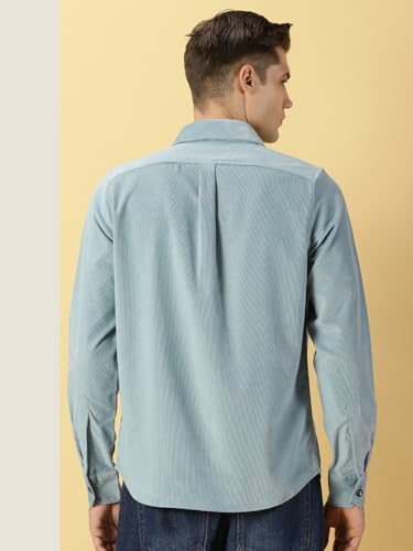 Image of Thomas Scott Men's Cotton Slim Fit Premium Corduroy Casual Shirt