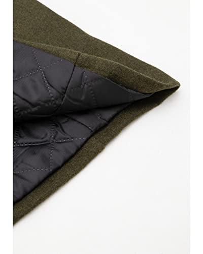 Image of Lisskolo Men's Wool Blend Double Breasted Pea Coat Classic Notched Collar Warm Woolen Coats Winter Outwear Jackets