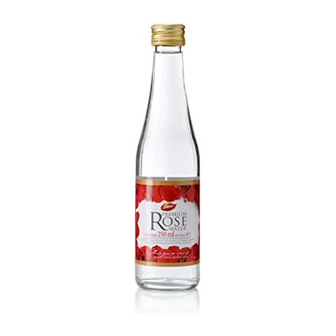 Dabur Premium Red Rose Water - 250 ml | 100% Natural Face Toner | Extract of Special Hand Picked Roses | Nourishing & Hydrating Components | for Face, Skin & Hair Cover