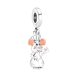 ZURWTCH Fit Women Bracelet Necklaces Fashion Gifts 925 Sterling Silver DIY Jewelry (Dangle Charm 0613)