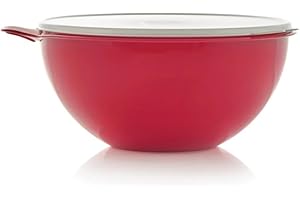 Extra Large 32 Cup Tupperware Bowl with Airtight Lid for Mixing, Serving, and Storage