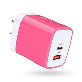 Viviber 急速充電器 iPhone acアダプター USB C 電源アダプター Type-C タイプc 充電器 (USB-A&USB-C 2ポート/20W PD3.0/PSE認証) USB 充電器 c コンセント 急速充電アダプター ac充電器 iPhone15/14/ 13/12/11/iPad/Xperia/GALAXY/Android等対応
