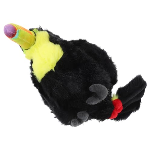 NOLITOY Muñeco de Peluche Tucán Amarillo de 20 Cm, Cojín Decorativo Suave para Hogar, Juguete de Peluche Animal Adecuado para Decoración y Obsequio