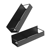 ERINGOGO 2 Stück Magnetisches Kühlschrankregal Verstellbares Gewürzregal mit Haftkraft Multifunktionaler Magnetischer Organizer für Küchen Büro und Haushalt Einfache Montage ohne Bohren