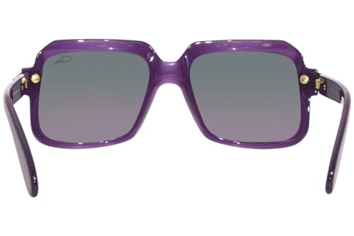 Cazal Legends 607/3 016 Sunglasses Violet/Green Gradient Square Shape 56mm4