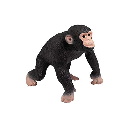 Rep Pals - Stretchy Chimpanzee Toy by Deluxebase. Animal Shaped Squishy Sensory Fidget Toys, Stress Relief Squeeze Figure, Soft Flexible Rubber, Fun Monkey Gift for Kids