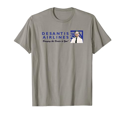 DeSantis Airlines Divertente meme politico Ron DeSantis Pilot Maglietta