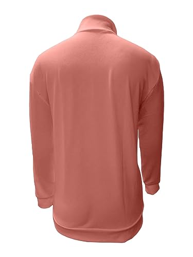 Mmoneyake Sweaters for Men Quarter Zip Up V Neck Sweater Slim Fit Lightweight Mock Neck Pullover Fall Winter Jumper Warm Tops2