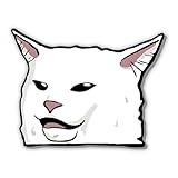 The Cat Meme Smudge Sticker Decal Vinyl Bumper Sticker Decal Waterproof | 5 inch