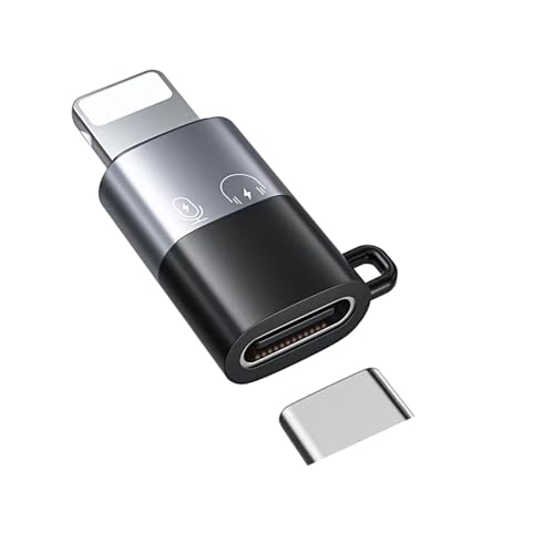 ZEXIBATH for DJI Mic 3 Mobile Phone Adapters,USB C to Ports Adapter,Fast Charging & Data Transfer for iPhone 14 13 Smartphone/PC/Mac Connector Accessories Wireless Microphone Receiverr (1 Pack)