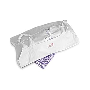 Cocoon® – Eco-Friendly Pet Burial & Cremation Ceremony Kit (Classic Cotton)- Casket for All Pets & Breeds – Dogs Cats Rabbits Birds & More (Choose Size & Color) (Small, White/Lavender)