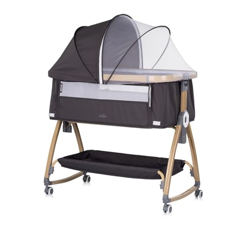 Lit bébé cododo confortable pour des nuits douces en gris anthracite - 2