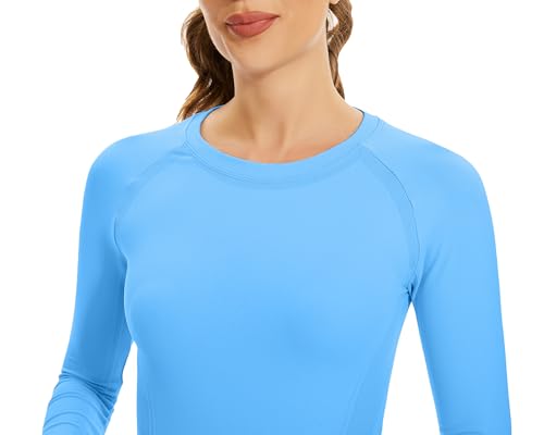 Image of MathCat Workout Shirts for Women Long Sleeve, Workout Tops for Women, Quick Dry Gym Athletic Tops,Seamless Yoga Shirts XS-XL