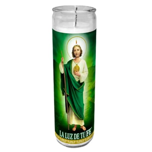 San Judas Tadeo Green Devotional Candle – 8