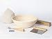Banneton Proofing Basket 10" | Liner | Metal Dough Scraper | Proffesional Scoring Lame | No Plastic | Charles Good Food