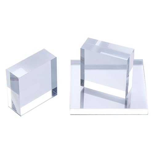 La mejor comparación de Expositores de láminas , tabla con los diez mejores. 47 ZHNGYAN Bloque Expositor acrílico, Láminas de plástico acrílico 50 mm x, 5 mm/8 Espesor. Paquete Unidades(Thickness:5Mm)