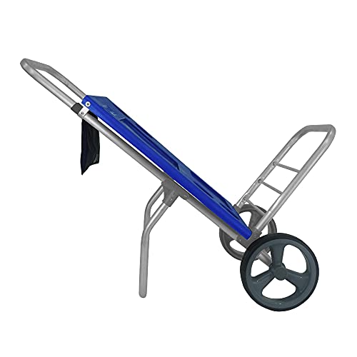 Carrinho De Praia Zaka Smart Car Com Avanço Para Caixa Térmica Azul