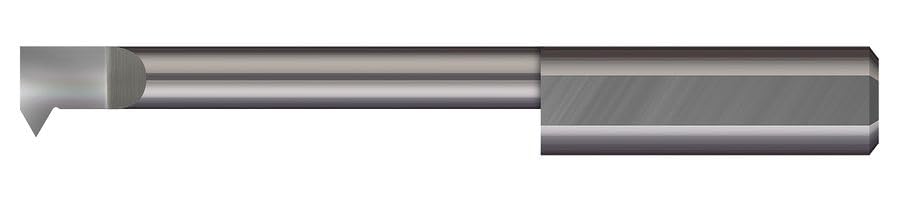 Micro 100 ITM-121150 Threading Tool - Single Point, 1.0-3.5 mmmm Pitch, 1.0-3.5 mm Thread Size, 11.950 mm Min Bore Dia, 50 mm Max Bore Depth, 3.23 mm Proj, 12 mm Shank Dia, 83 mm OAL, Uncoated