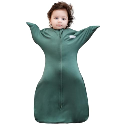 Image of PuppyPaws Baby Sleep Sack, Transitional Swaddle, Swaddles for Newborns,1.0 Tog Sleep Sack 9-15 Months, Wearable Blanket Baby with 2-Way Zipper