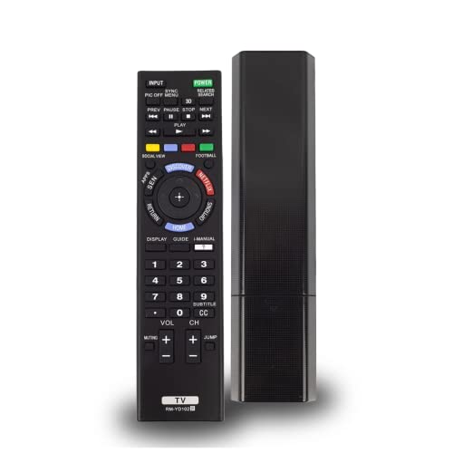 Aurabeam RM-YD102 Replacement TV Remote Control for Sony Television (RMYD102 / 149276611/1-492-766-11)