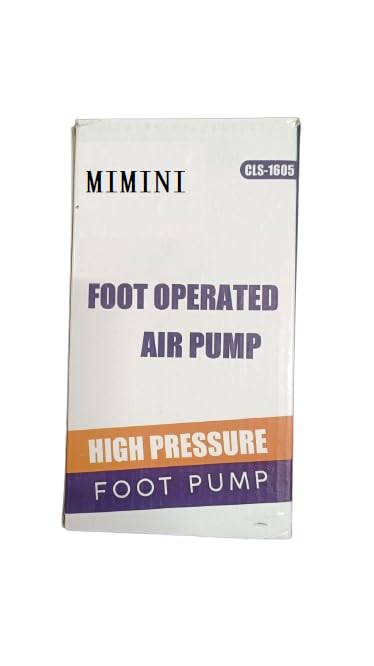 MIMINI Portable High Pressure Foot Air Pump Heavy Compressor Cylinder with Gauge Floor for Bicycle, Car and Motorbike for Football Cycle Pumps for Bicycle for Tubeless MIMINI Portable High Pressure Foot Air Pump Heavy Compressor Cylinder with Gauge Floor for Bicycle, Car and Motorbike for Football Cycle Pumps for Bicycle for Tubeless