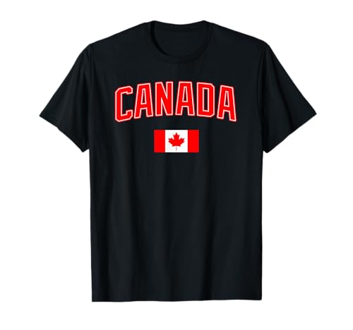 Canada Tshirt Flag Canadien Canada Vancouver Montréal T-Shirt