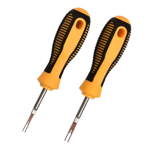 Nuytghr Wire Terminal Removal Tool, Depinning Set, 2mm 3mm Connector Puller, Easy Plug Extraction for Most Vehicle Wiring Systems and Electrical Repairs. Long Lasting