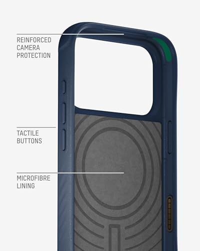 Image of Mous for iPhone 17 Pro Limitless Case, Compatible with MagSafe, Full Camera Protection, Shockproof, Marine Blue