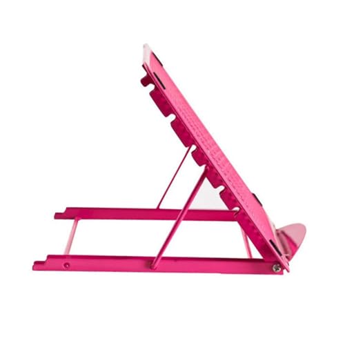Base para portátil HOMSFOU plegable con soporte rosa miniatura 1
