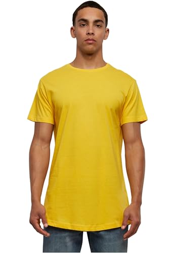 Urban Classics Shaped Long Tee, Camiseta Hombre, Amarillo (Chrome Yellow), XXL