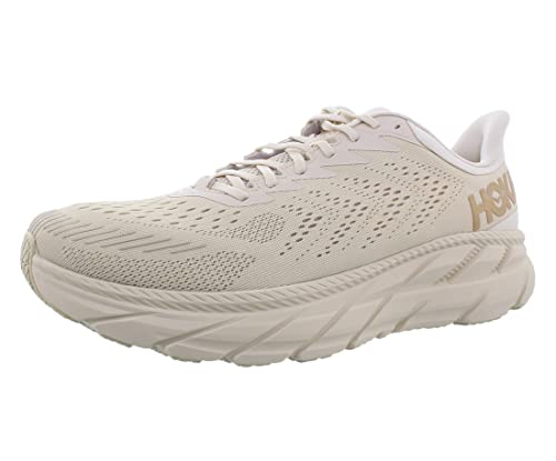 HOKA ONE ONE Clifton 7 Mens Shoes Size 10.5, Color: Almond Milk Bronze