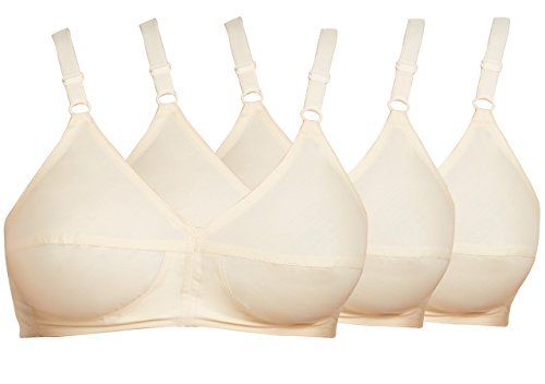 Image of SOUMINIE - U Shaped Back - 100% Cotton Full Figure Bra - Minimizer - Non Padded - Full Coverage Wirefree Seamed Bra