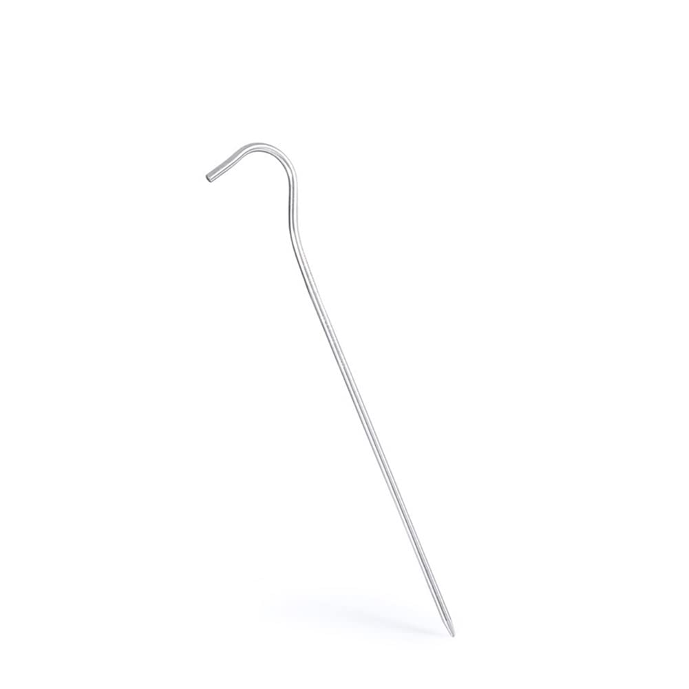 8-12pcs piquets de Tente en Alliage de Titane Camping randonnée Escalade piquets de Clous de Tente Ultra-légers Accessoires de Tente de Voyage en Plein air piquets de Tente portabl
